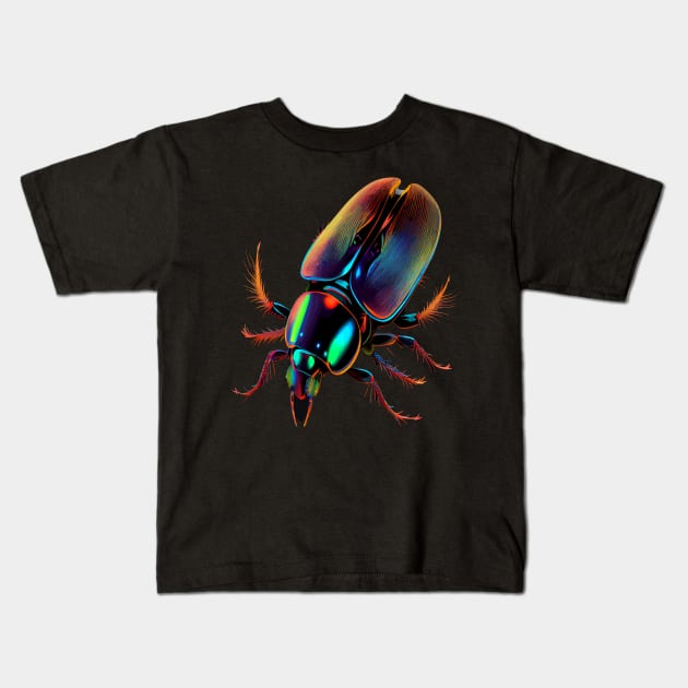 Beetle Kids T-Shirt by JH Mart